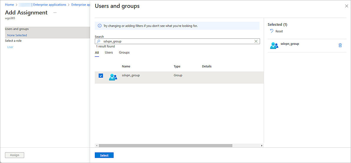 Screenshot of Entra ID, Azure SAML app setup 2